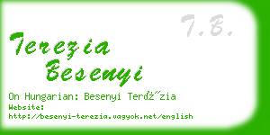terezia besenyi business card